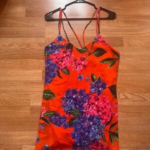 Show Me Your MuMu Orange Strappy Dress